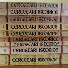 Cercetari Istorice 9 Volume (1970-1979) - Colectiv ,553869
