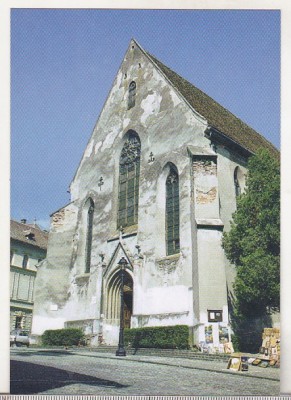 bnk cp Sighisoara - Biserica Manastirii - Partea de Vest - necirculata foto