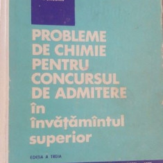 Probleme de chimie pentru concursul de admitere in invatamantul superior- V. T. Marculetiu, Fl. Popescu