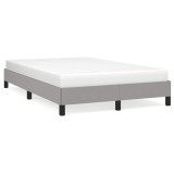 Cumpara ieftin Cadru de pat fara saltea tesatura gri deschis 120x190 cm