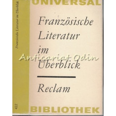 Franzoesische Literatur Im Uberblick - Jan O. Fischer, Rita Schober