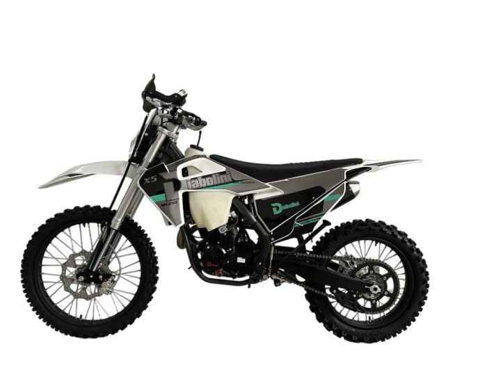 Motocicleta Enduro Diabolini x5, 250cc, 4T, roti 21&quot;/18&quot;, culoare negru/verde Cod Produs: MX_NEW MXDIAX5250VERDE