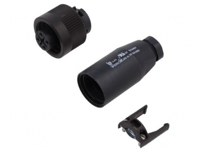 Conector circular cu 4 pini - 400V foto
