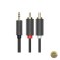 Cablu Audio 3.5mm - 2 x RCA UGREEN AV102 5m Gri