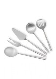 Cumpara ieftin Set ustensile servire 5 bucati CKB0253 Argintiu 25.5x25.5x3 cm