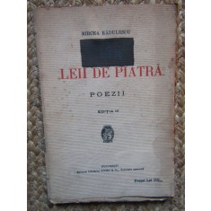 Mircea Radulescu Leii de piatra Poezii 1924