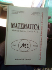 Matematica clasa XI M1 foto