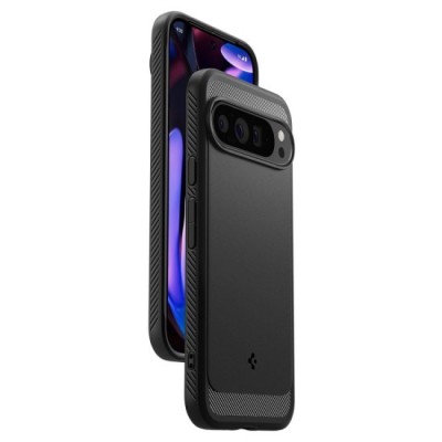 Husa pentru Google Pixel 9 Pro XL - Spigen Rugged Armor - Black foto