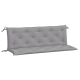Cumpara ieftin Perne banca de gradina 2 buc., gri, 150x50x7cm, tesatura oxford
