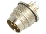 Conector M16 Soclu Tată 6 Pin IP68, Lumberg