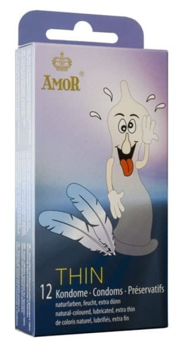 Prezervative subtiri Amor Thin 12 buc