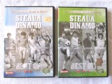 Doua DVD-uri: "STEAUA - DINAMO Best Of, Vol. 1 Anii '80 + Vol. 2 Anii '60-'70", Gazeta Sporturilor. DVD-uri originale, cu holograma, noi