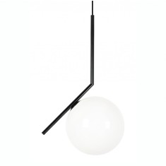 Lustra eleganta design modern Eliot 20 cm, alb/negru, MD10563-1-200T.BLACK - King Negru