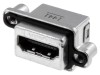 Amphenol Conector HDMI 19 Pini Aurit IP67 Montare Panou 90 Grade