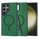 Husa pentru Samsung Galaxy S23 Ultra - Techsuit HaloFrost&nbsp;MagSafe Series - Midnight Green