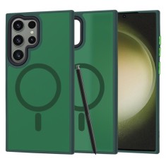 Husa pentru Samsung Galaxy S23 Ultra - Techsuit HaloFrost&nbsp;MagSafe Series - Midnight Green