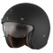 Casca open face pentru scuter - motocicleta MT Le Mans 2 S SV negru mat (ochelari soare integrati) &ndash; omologare noua ECE 22.06 S (55/56cm)