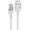 Cablu transfer date si incarcare Hoco U129 USB-A - USB-C PD18W 3A 1.2m, Gri