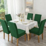 Cumpara ieftin Set 6 Huse Pentru Scaun Culoare Verde , Elastice, Elegante, Durabile
