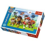 Puzzle Trefl Paw Patrol: Gata de atac 60 piese