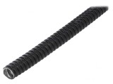 Tub de Protecție Oțel Galvanizat Negru IP67 17mm