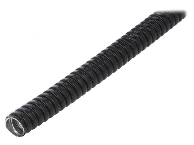 Tub de Protecție Oțel Galvanizat Negru IP67 17mm