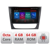 Navigatie Mercedes W211 W219 E-090 Octa Core cu Android Radio Bluetooth Internet GPS WIFI DSP 4+64GB 4G RESIGILAT CarStore Technology