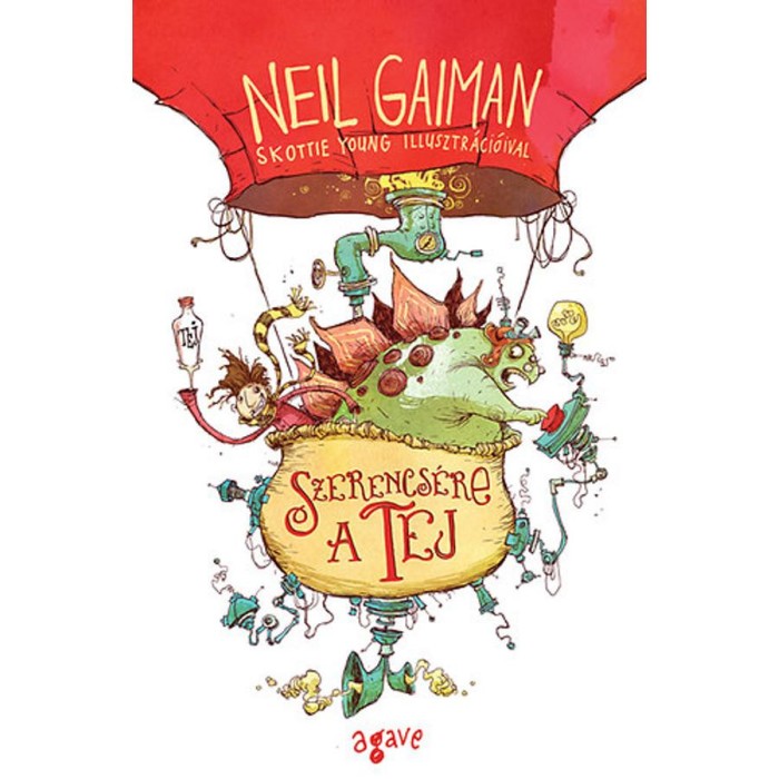 Szerencs&eacute;re a tej - Neil Gaiman
