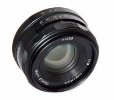 Obiectiv manual Meike 50mm F2.0 pentru Canon EF-M foto