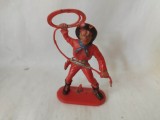bnk jc Figurine de plastic - Jean Hoeffler - cowboy cu lassou