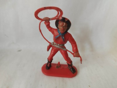 bnk jc Figurine de plastic - Jean Hoeffler - cowboy cu lassou foto