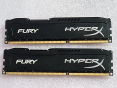 Memorie RAM Kingston HyperX FURY 16GB (2x8GB) DDR3 1866MHz HX318C10FBK2/16 foto