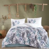 Cumpara ieftin Lenjerie de pat din bumbac 100%, Clasy, pentru pat dublu, model Lilium