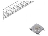 Micro&icirc;ntrerupător TACT SPST-NO 0,05A 42VDC SMD