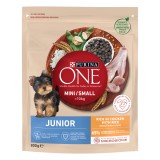 PURINA ONE MINI Dog Junior, Pui si Orez, hrana uscata pentru caini, 800 g