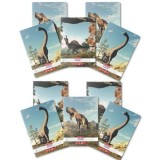 Caiet matematica cu colturi rotunjite A5,48 file,70g mp,model Dino Mania, Herlitz