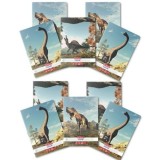 Caiet matematica cu colturi rotunjite A5,48 file,70g mp,model Dino Mania