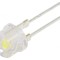 LED 8mm Alb Rece 100&deg; Convex - Nr. Term: 2