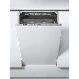 Masina de spalat vase incorporabila Whirlpool WSIO3T223PCEX, 10 seturi, 7 programe, Clasa A++