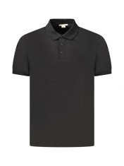 Tricou polo barbati cu croiala Regular Fit, inchidere cu nasturi, negru foto
