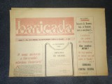 ZIARUL BARICADA NR 37 25 SEPTEMBRIE 1990