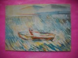 HOPCT 22289 FURTUNA PE LACUL BALATON-EGRY JUZSEF 1883-1951-CP PICTURA--STAMPILA / TIMBRU -UNGARIA -CIRCULATA