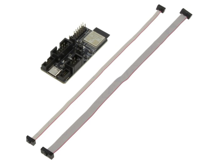 Programator ESPRESSIF ESP-PROG-2 pentru module WiFi ESP32 USB 62x27mm