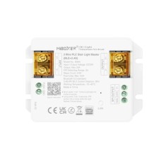 Controller banda LED MiBoxer BS64, control iluminat trepte, 480W, Bluetooth+2.4GHz, Tuya, PIR 3m, 2, 64 trepte, DC24V, IP20, alb