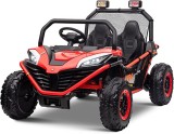 Cumpara ieftin UTV electric pentru 2 copii Kinderauto Dune-Buggy 300W 24V, cu roti MOI, culoare Rosie