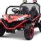 UTV electric pentru 2 copii Kinderauto Dune-Buggy 300W 24V, cu roti MOI, culoare Rosie