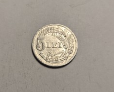 5 lei 1947 AUNC Piesa Frumoasa de Colectie foto