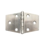 Balama din inox 95x60 mm cu 6 gauri pentru usi, capace si mobilier