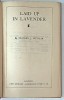 THE WORKS of STANLEY J. WEYMAN , VOL. XIX : LAID UP IN LAVENDER , 1927 , LEGATURA ORIGINALA EDITORIALA