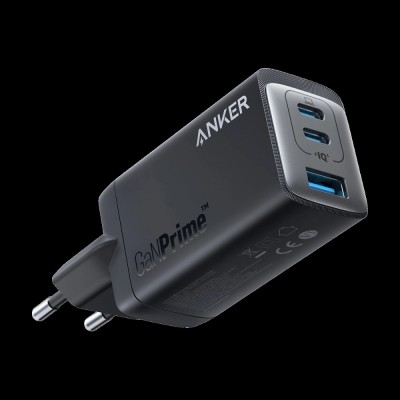 INCARCATOR retea Anker &amp;quot;735 GaNPrime III&amp;quot; 65W, PD 3.0, QC 3.0, 2 x USB Type-C, 1 x USB, negru, &amp;quot;A2668311&amp;quot; (timbru verde 0.18 lei) - 0194644099091 foto